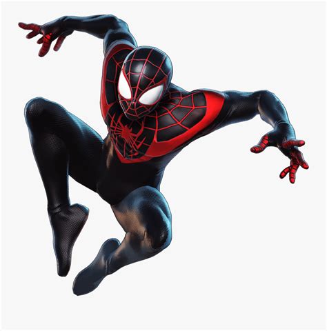 Spiderman Png Miles Marvel Ultimate Alliance 3 Miles Morales Free