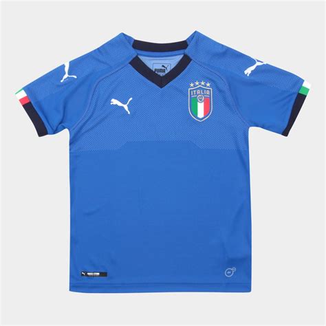 Camisa infantil seleção itália iii puma 19/20. Camisa Seleção Itália Infantil Home 2018 s/n° - Torcedor ...