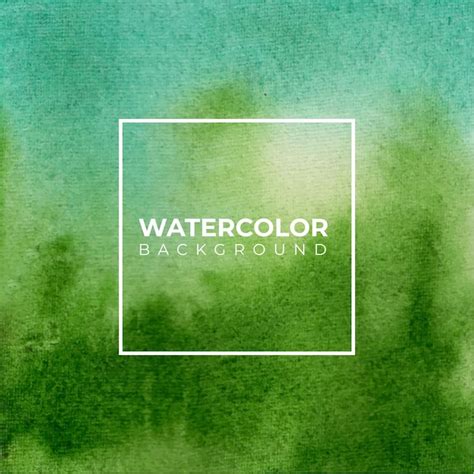 Premium Vector Watercolor Wash Green Texture Abstract Background
