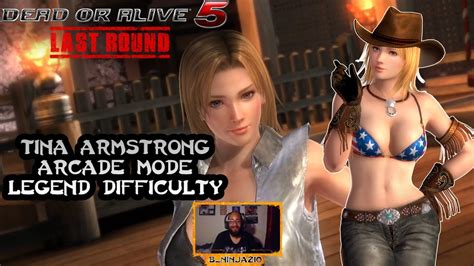 Tina Armstrong Dead Or Alive 5 Last Round Arcade Mode Playthrough