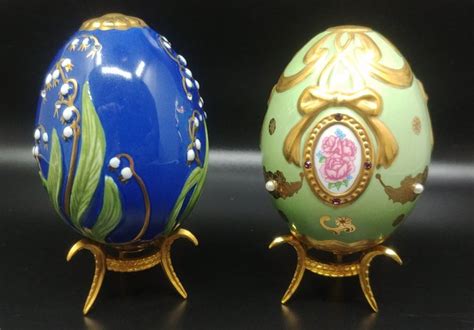 2 House Of Fabergé Eggs Porcelain Catawiki