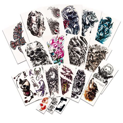 Buy Mayplous 20 Sheets Temporary Tattoos For Adults Men Women Temporary Tattoo Stickers Kit