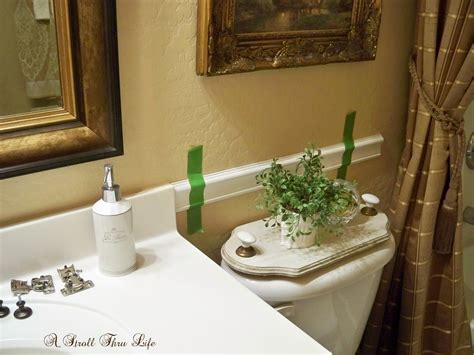 Bathroom chair rail pictures