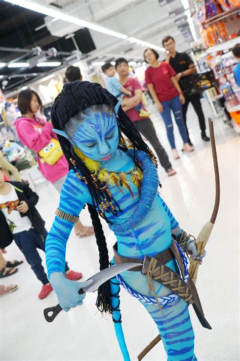 This Girl As Neytiri From Avatar Halloween Costume
