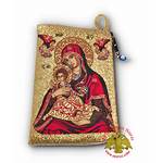 Orthodox Byzantine Nioras Theotokos Angels Wallet Icon