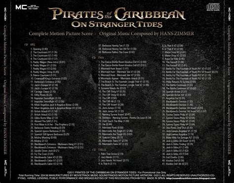 Soundtrack List Covers Pirates Of The Caribbean On Stranger Tides