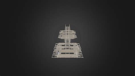 4482 1652 Truss And Walkway Assembly Olänkad 3d Model By Bygging