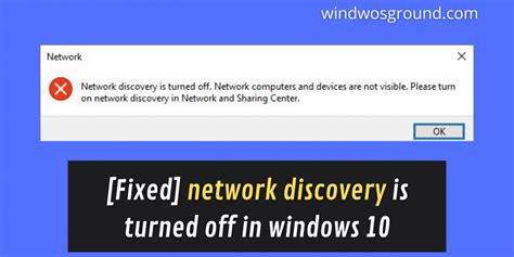 Fixed Network Discovery Is Turned Off In Windows How To Turn It On