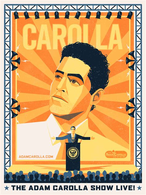 A Poster For "The Adam Carolla Show Live!" — DKNG