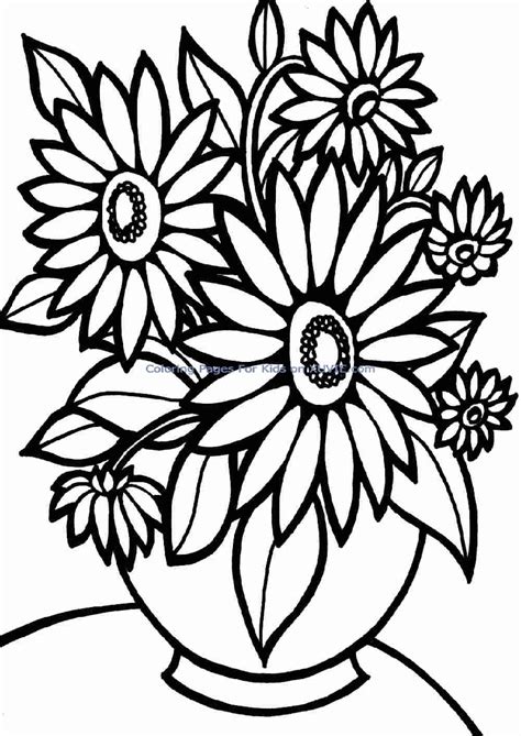 Now, as i understand, adults want something more intricate and challenging, so i made a separate post containing various flowers coloring pages for adults. Free Free Printable Coloring Pages Of Flowers For Kids ...