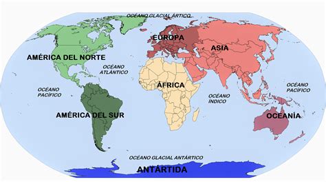 Top Mejores Mapa Planisferio Con Los Continentes Y Sus Nombres En Sexiz Pix