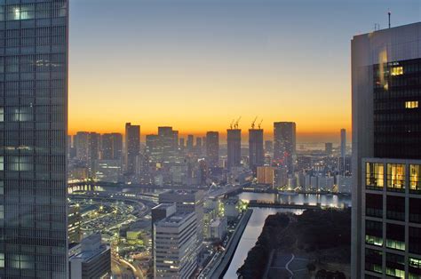 High Rise Urban Buildings Tokyo Hd Wallpaper Wallpaper Flare