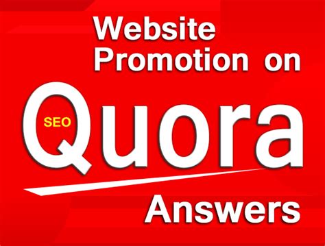 Fast promotion your website on Quora Answers with live URL for $9 ...