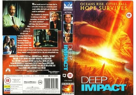 Deep Impact 1998 On Dreamworks Home Entertainment United Kingdom Vhs