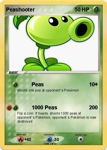 Pokémon Peashooter 635 635 Peas My Pokemon Card