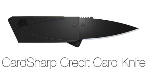 Iain Sinclair Cardsharp Credit Card Knife Quick Review Demo Youtube
