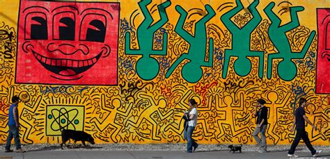 Keith Haring Houston And Bowery New York City Usa Keith