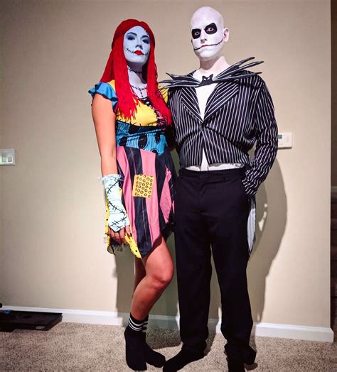 Couples Halloween Costume Jack Skellington And Sally From Nightmare