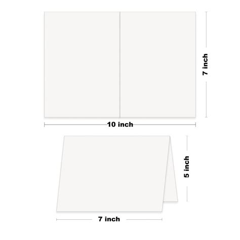 Blank 5x7 Discount Folded Card Stock For Diy Card Making Cutcardstock