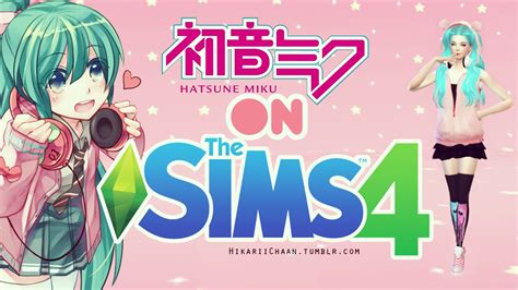 Hatsune Miku Sims 4 Cas Youtube
