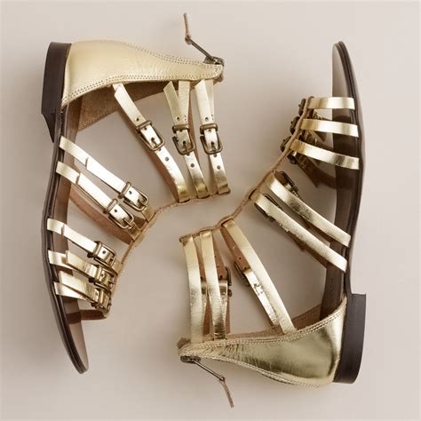 Booties for women who are going out shouldn't make you feel like a wallflower. J.crew Girls Milano Gladiator Sandals in Gold (metallic gold) | Lyst