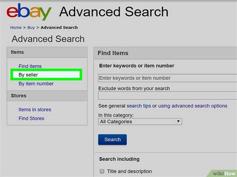 How To Find A Seller On Ebay By Name Email Or Item Number