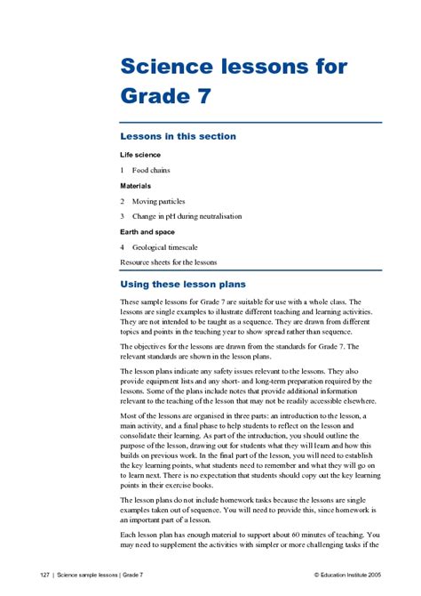Detailed Lesson Plan In Science Grade 7 Detailed Lesson Plan In