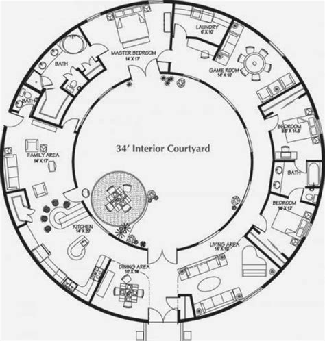 Pacific domes offers 3 types of floor plans for your convenience. Monolithic Dome Home Plans - AyanaHouse