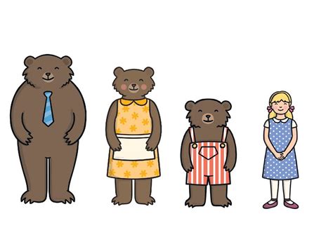 Goldilocks And The Three Bear Clipart