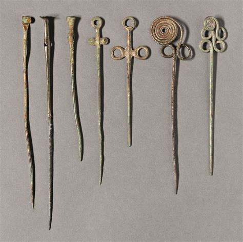 Bronze Age Pins Spilloni In Bronzo Dalle Terramare Di Montale