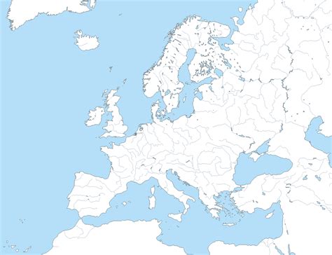Blank Europe Basemaps Edited By Bob Hope