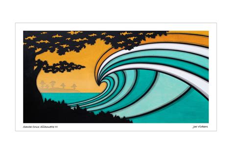 Santa Cruz Silhouette Iii • Print Joe Vickers Art