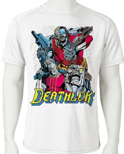 Deathlok Dri Fit Graphic T Shirt Moisture Wicking Classic Marvel Comics Spf Tee Ebay Comic