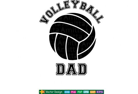 Download Volleyball Dad SVG By AmittaArt | TheHungryJPEG.com