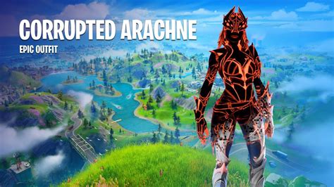 Corrupted Arachne Epic Outfit Skin Fortnite Youtube