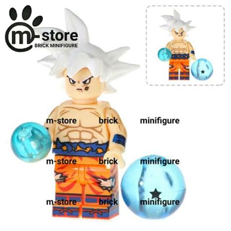 Lego Dragon Ball Super Goku Master Ultra Instinct Minifigure Shopee