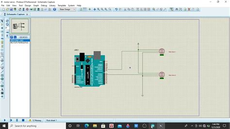 Arduino Proteus Simulasi Rangkaian Motor Servo Youtube
