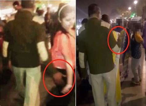 Disgusting Cop Caught Groping Women In Ahmedabad
