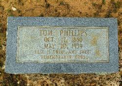 William Thomas Tom Phillips Find A Grave Memorial