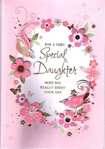 Daughters Free Printable Birthday Cards Happy Birthday Daughter Birthday Wishes Flowers