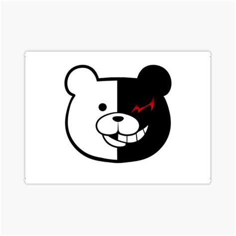 Monokuma Sticker For Sale By Aiosama Redbubble