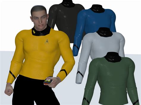 Star Trek Tos For M4 Valiant Poser Sharecg