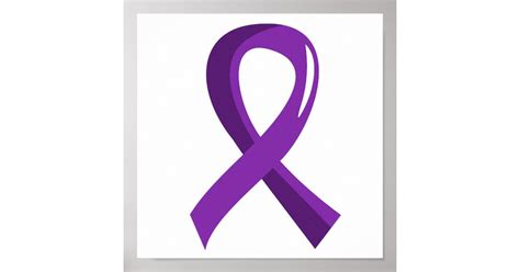Lupus Purple Ribbon 3 Poster Zazzle