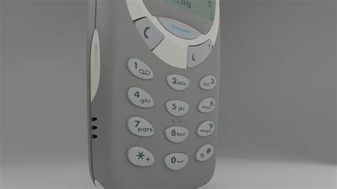 Nokia 3310 With Pbr Materials 3d Model Turbosquid 1880314