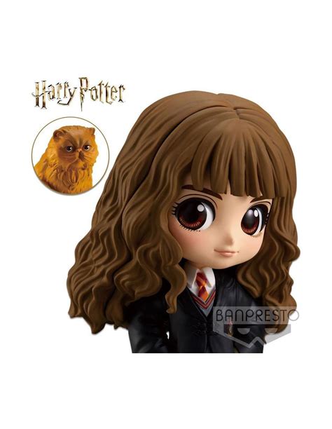 Q Posket Hermione Granger With Crookshanks Figure Harry Potter Figure
