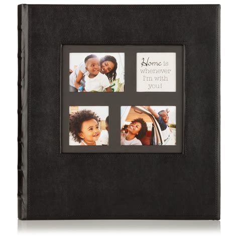 Pinnacle Frames And Accents Up Pocket Black Photo Album Walmart