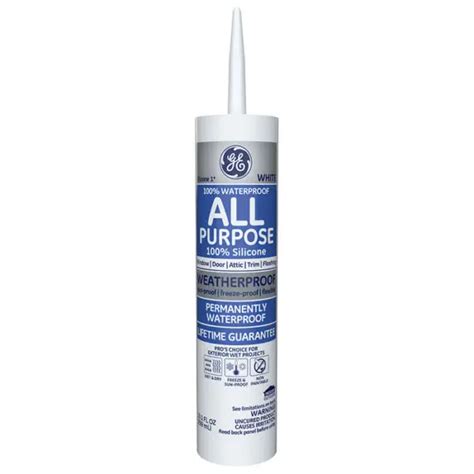 101 Oz Momentive Ge112a White Ge All Purpose 100 Silicone Caulk