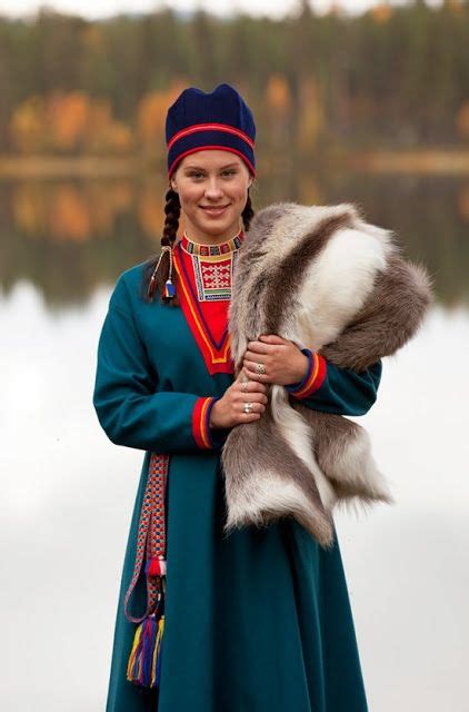 sami traditional garb of lule saami from jokkmokk sápmi region sweden ref dress trad