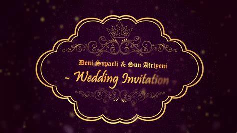 For more details where you can bay this. Wedding Invitation Free Template After Effect CC2017 - YouTube