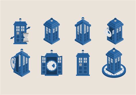 Tardis Icon Vectors 130311 Vector Art At Vecteezy